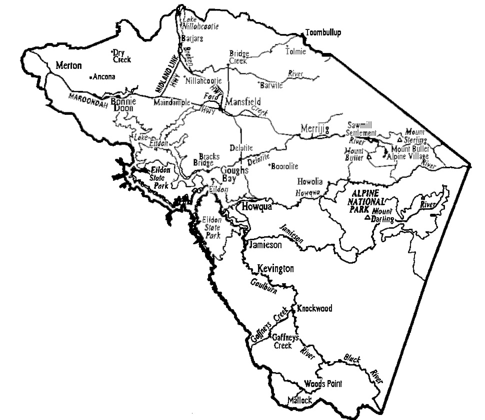 Mansfield-Shire-map